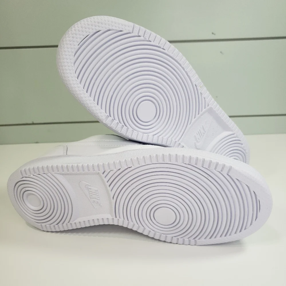 Nike Ebernon Low Triple White AQ1779-100 Trainer Sneakers Shoes Women's 7.5 - Picture 9 of 10